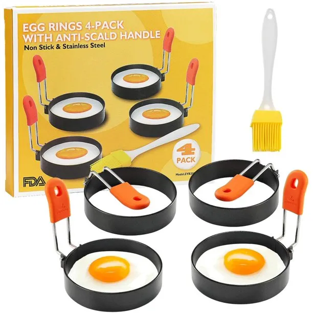 5 Pack Professional Egg Ring Set