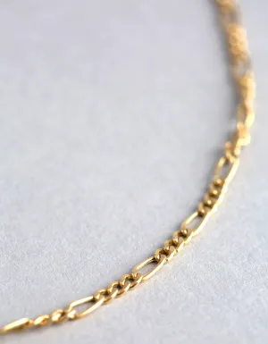 9ct Gold Figaro Chain Necklace