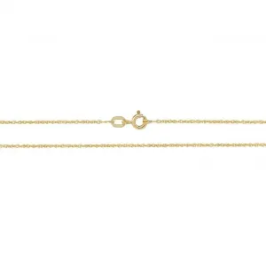 9ct Yellow Gold Diamond Cut Chain CH217