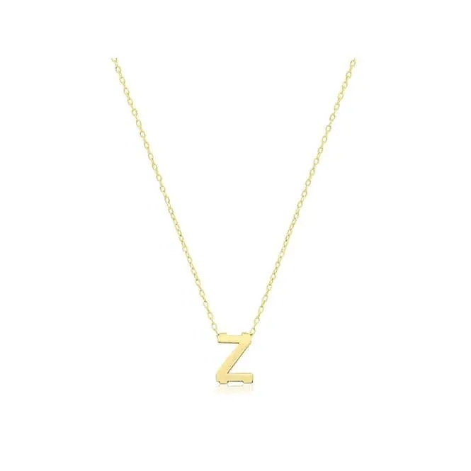 9ct Yellow Gold Initial Necklace NK435/Z