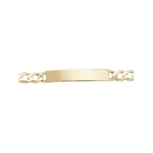 9ct Yellow Gold Men's ID Bracelet BR269