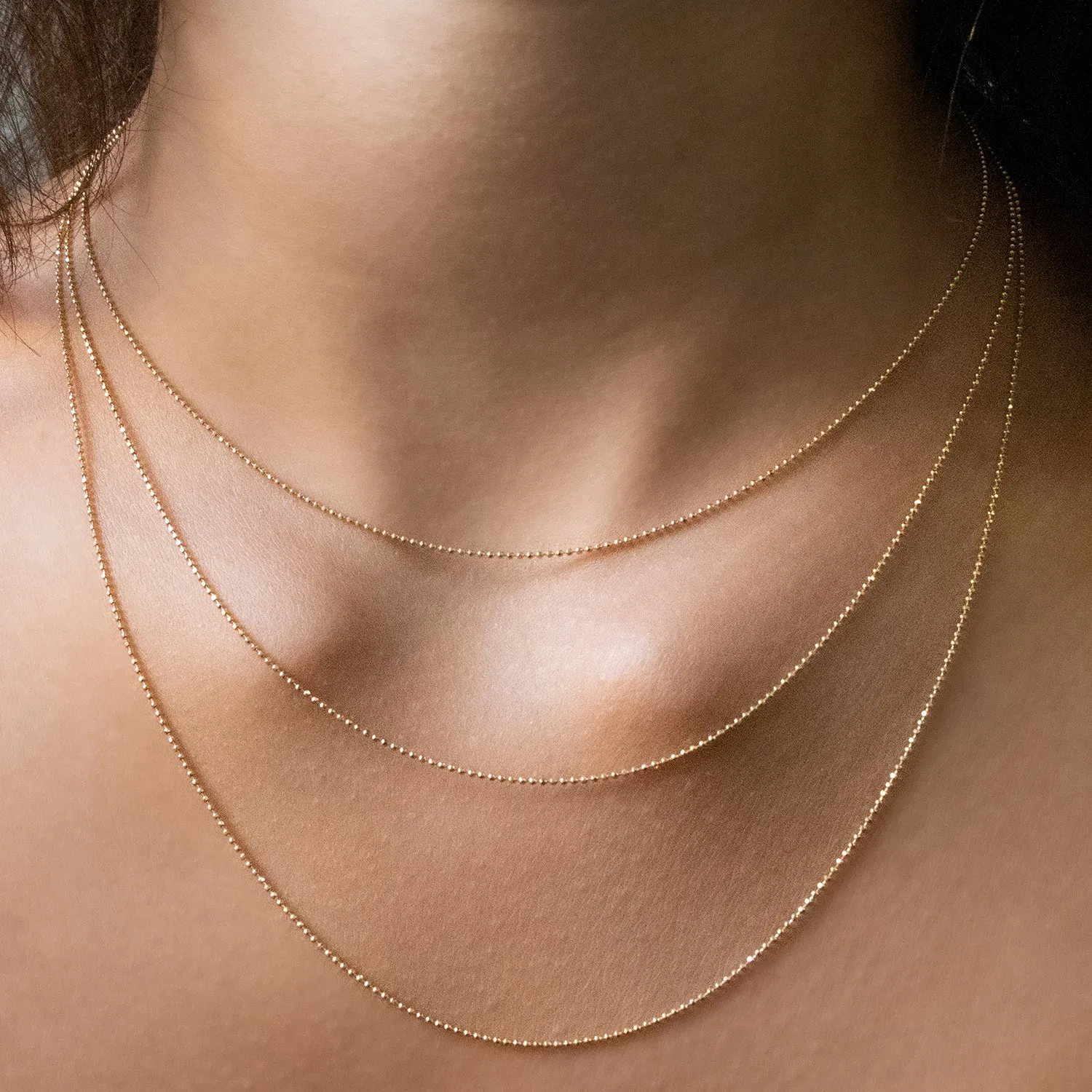 Alex Woo Disco Necklace Chain in 14kt Gold - 1.2 mm