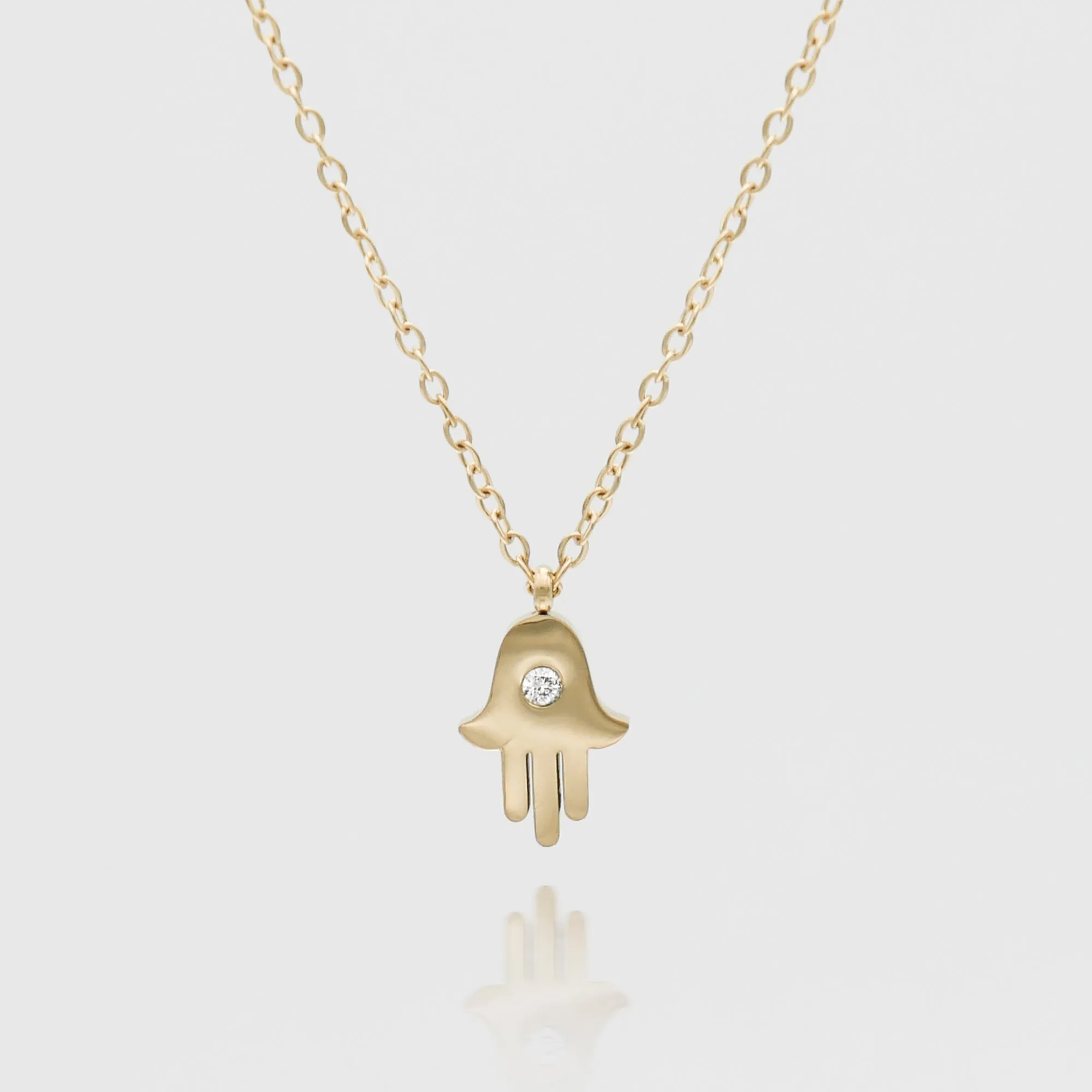 Amalie Hand of Hamsa Necklace