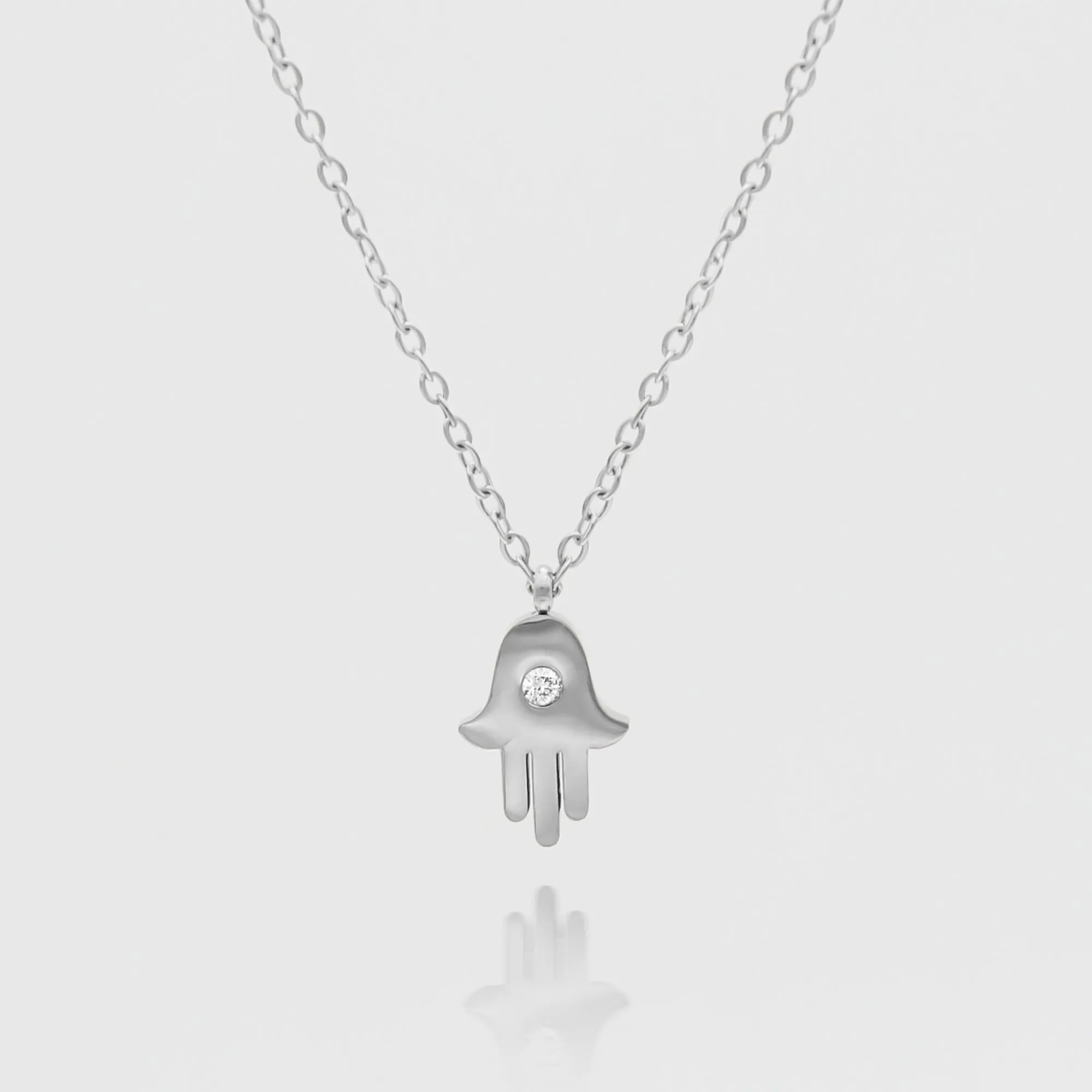 Amalie Hand of Hamsa Necklace