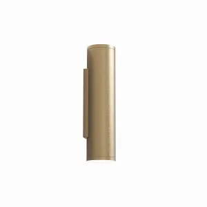 Ava 300 Outdoor Up/Down Wall Light IP44 - Solid Brass