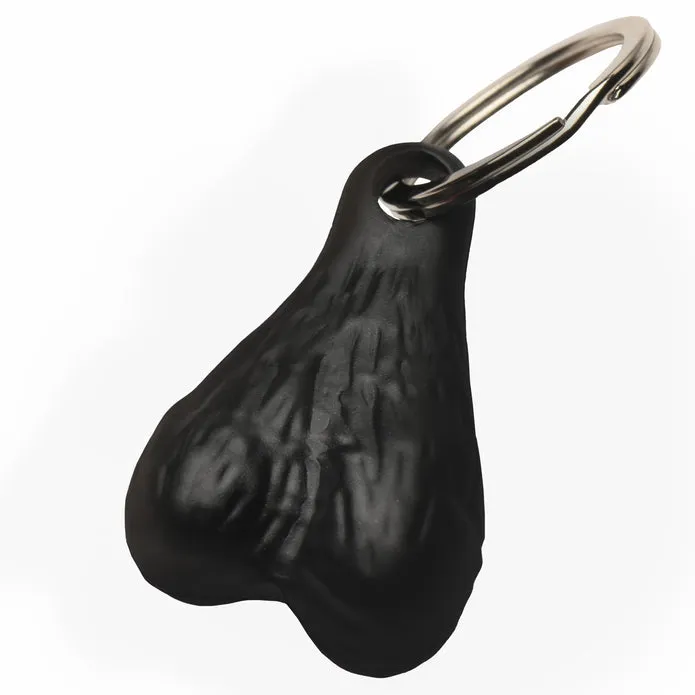 Big Ballers Nuts Keychain - Black