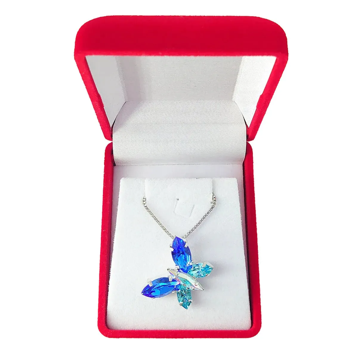 Butterfly Swarovski Crystals Pendant