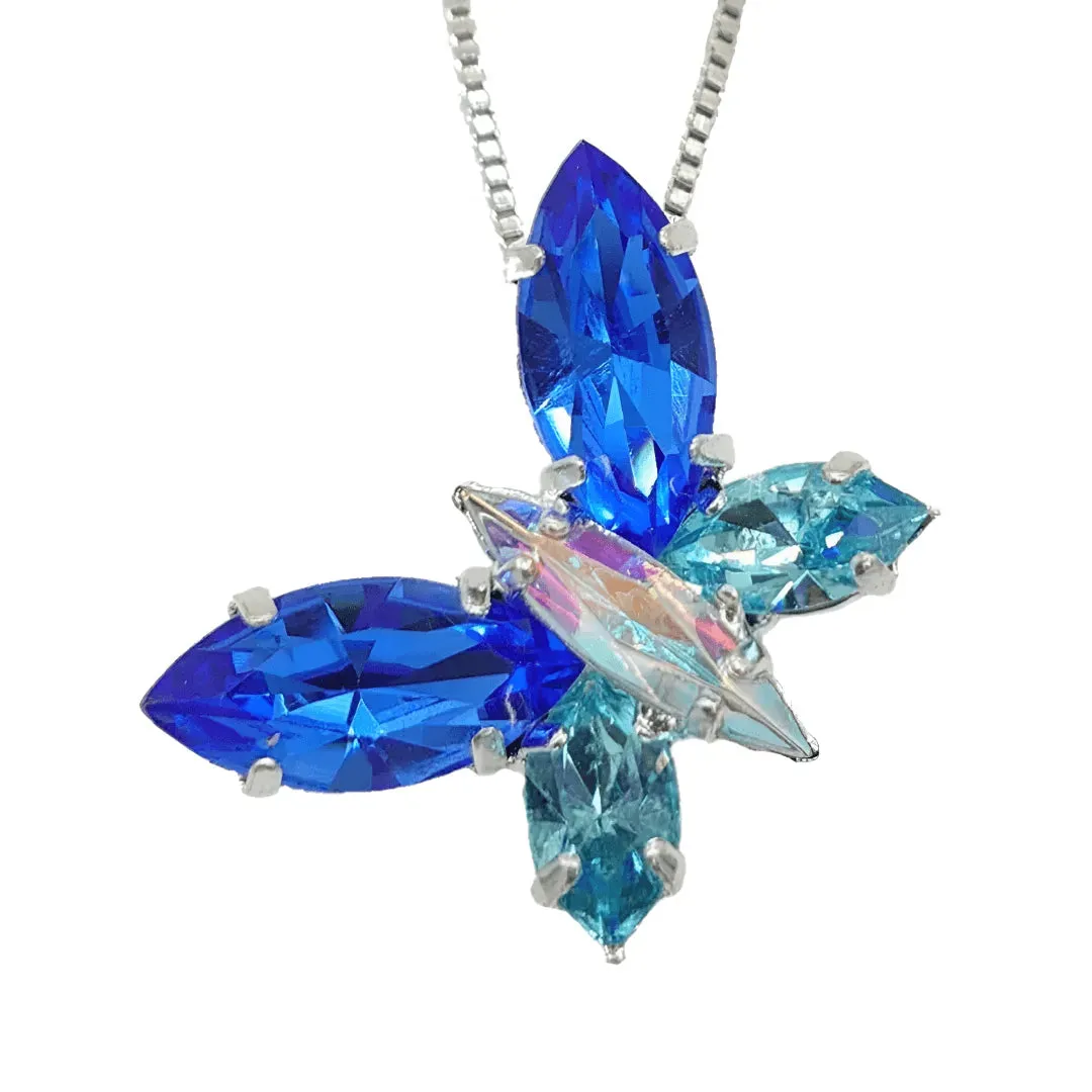 Butterfly Swarovski Crystals Pendant