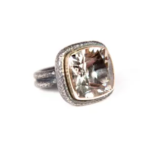 Champagne Quartz Cocktail Ring