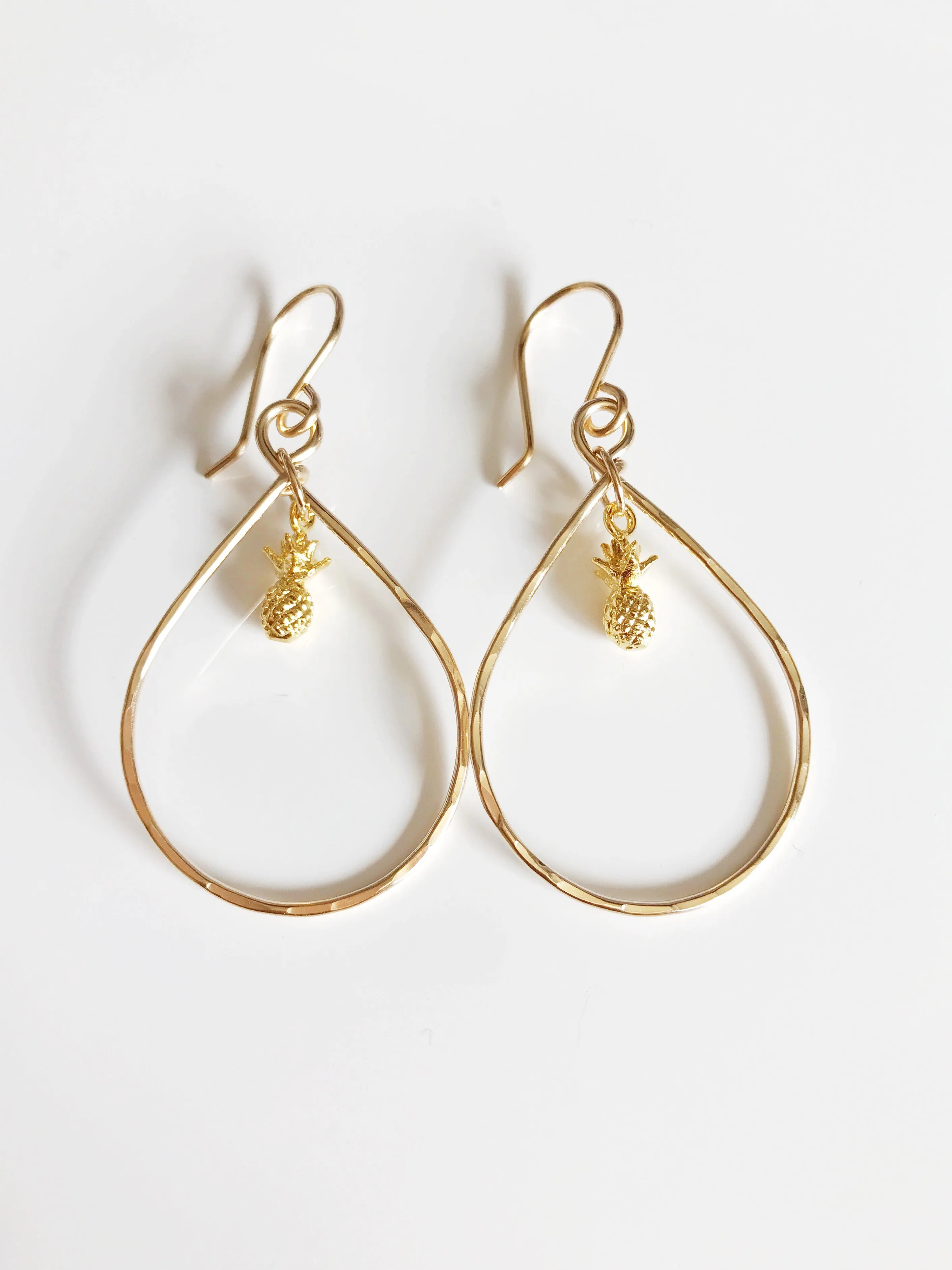 Earrings HANA - pineapple (E537)