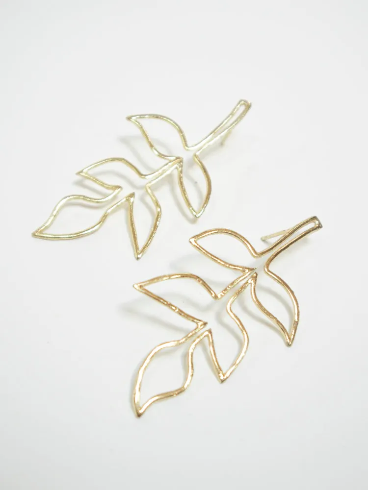 Fauna Wire Earrings - Gold