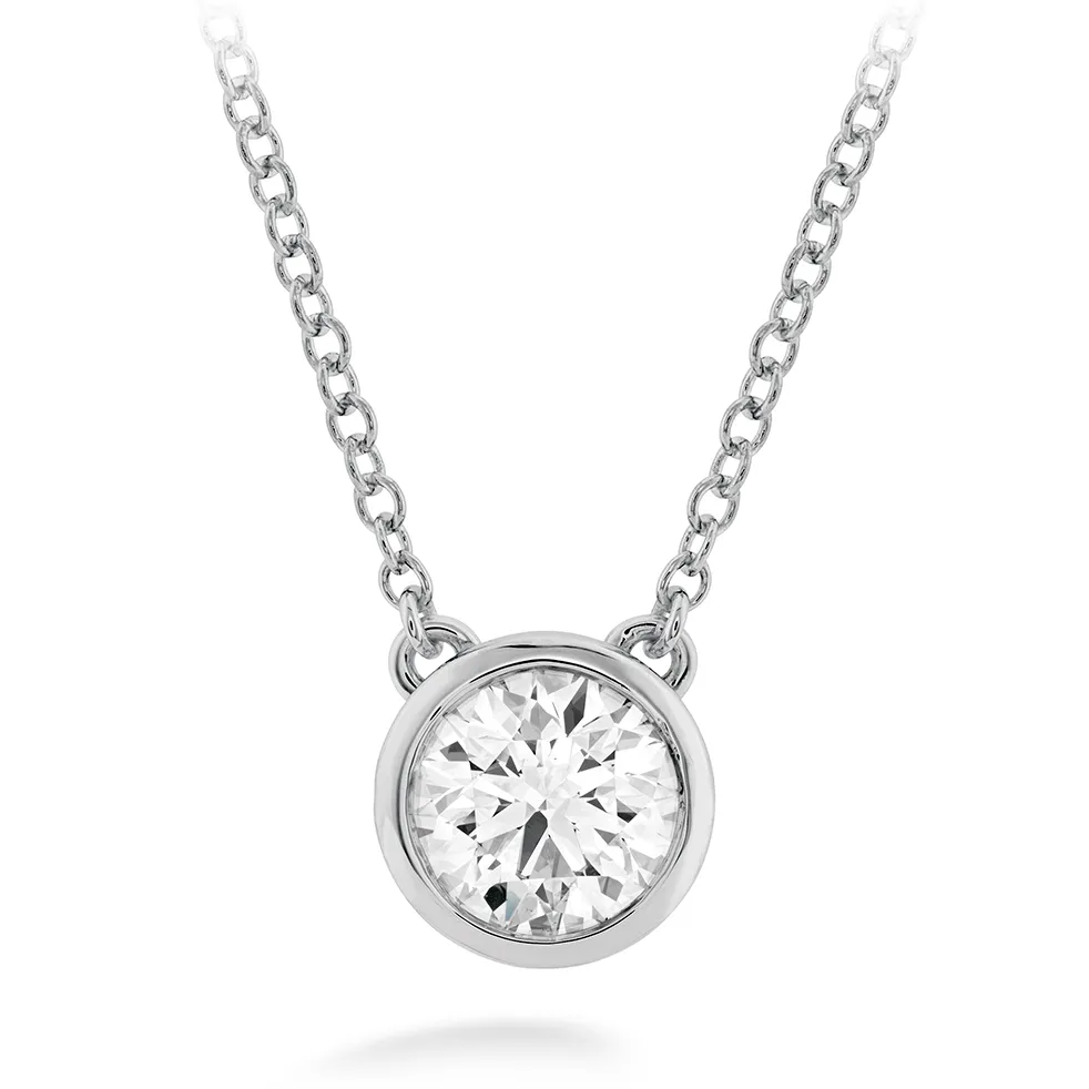 Hearts on Fire HOF Classic Bezel Solitaire Pendant