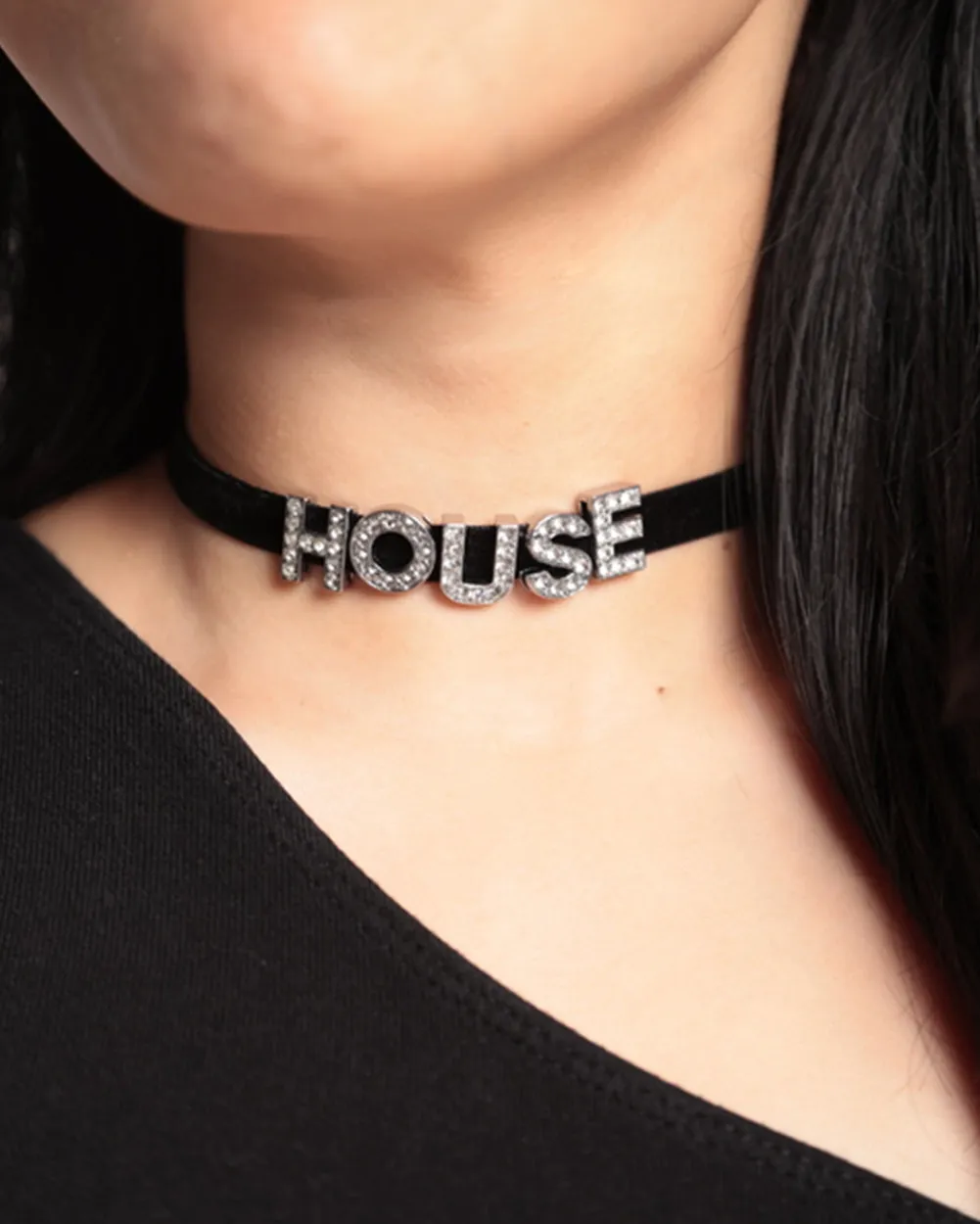 House Rhinestone Choker