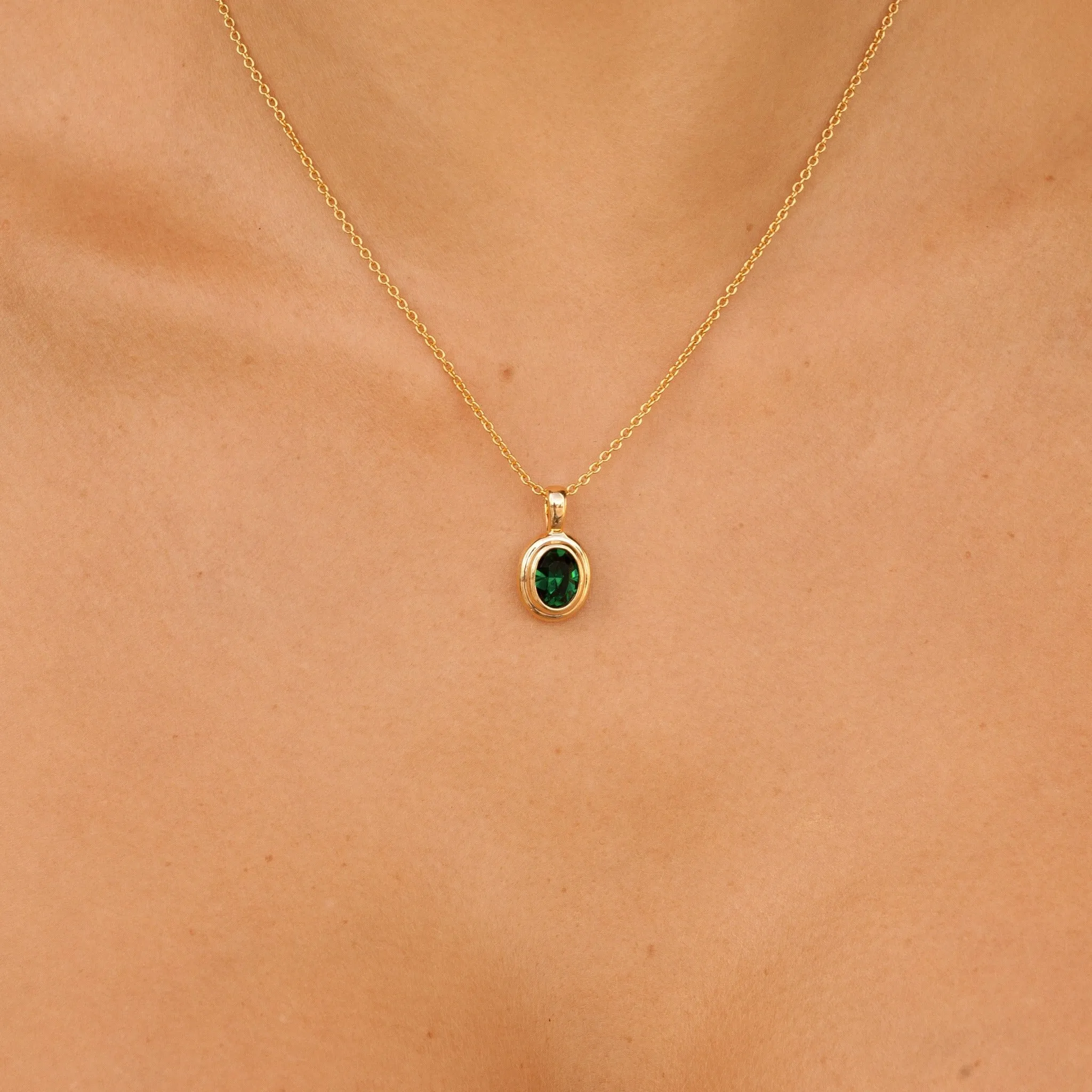 Ingrid Necklace - Emerald Green