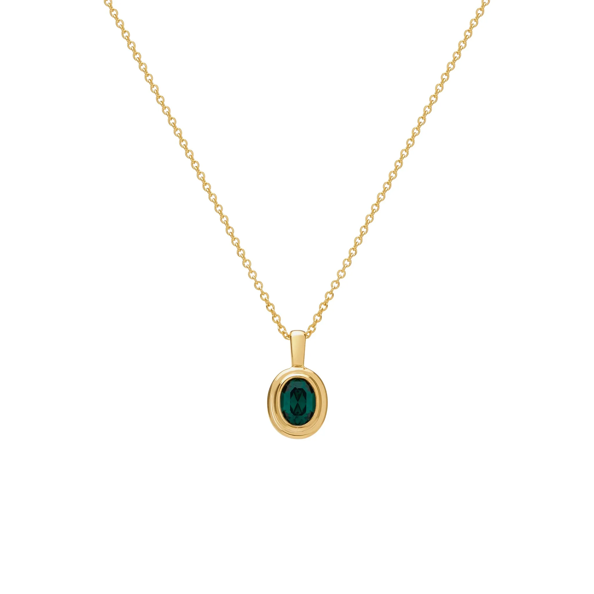 Ingrid Necklace - Emerald Green