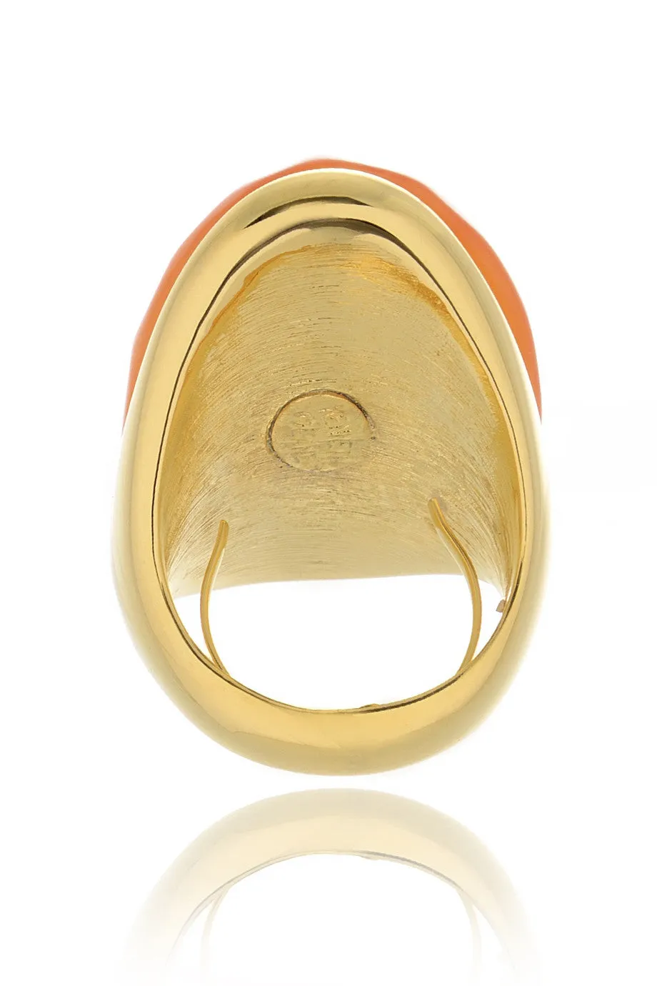 KENNETH JAY LANE VIDA Orange Bold Ring