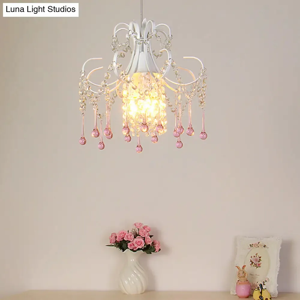 Luxurious Teardrop Crystal Suspension Pendant Light - Baby Room"
or 
"Baby Room Teardrop Crystal Suspension Pendant Light - Luxurious Design