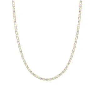 Nomination Chic&Charm Necklace, Tennis, White Cubic Zirconia, Gold