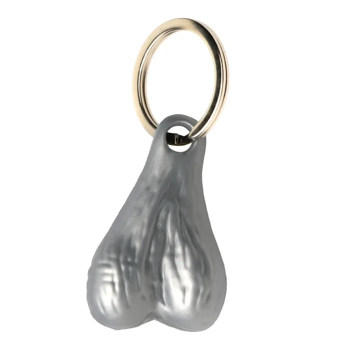 Nuts Keychain - Silver