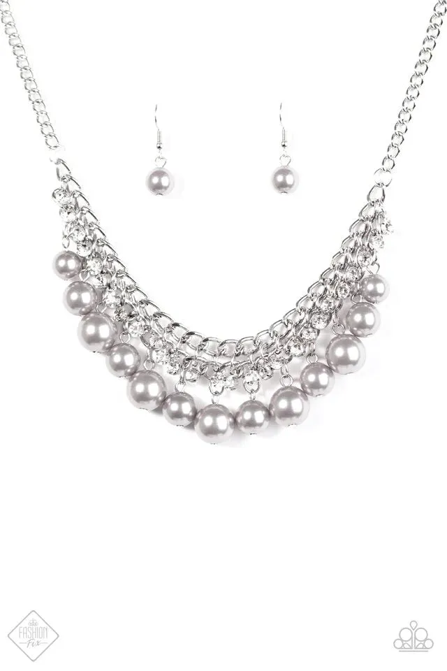 Paparazzi Necklace ~ Box Office Bombshell - Silver