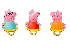 Peppa Pig Lollipop Rings Birthday Party Favors - Buy 18 Pack Jar/Tub or Individual Lollipop