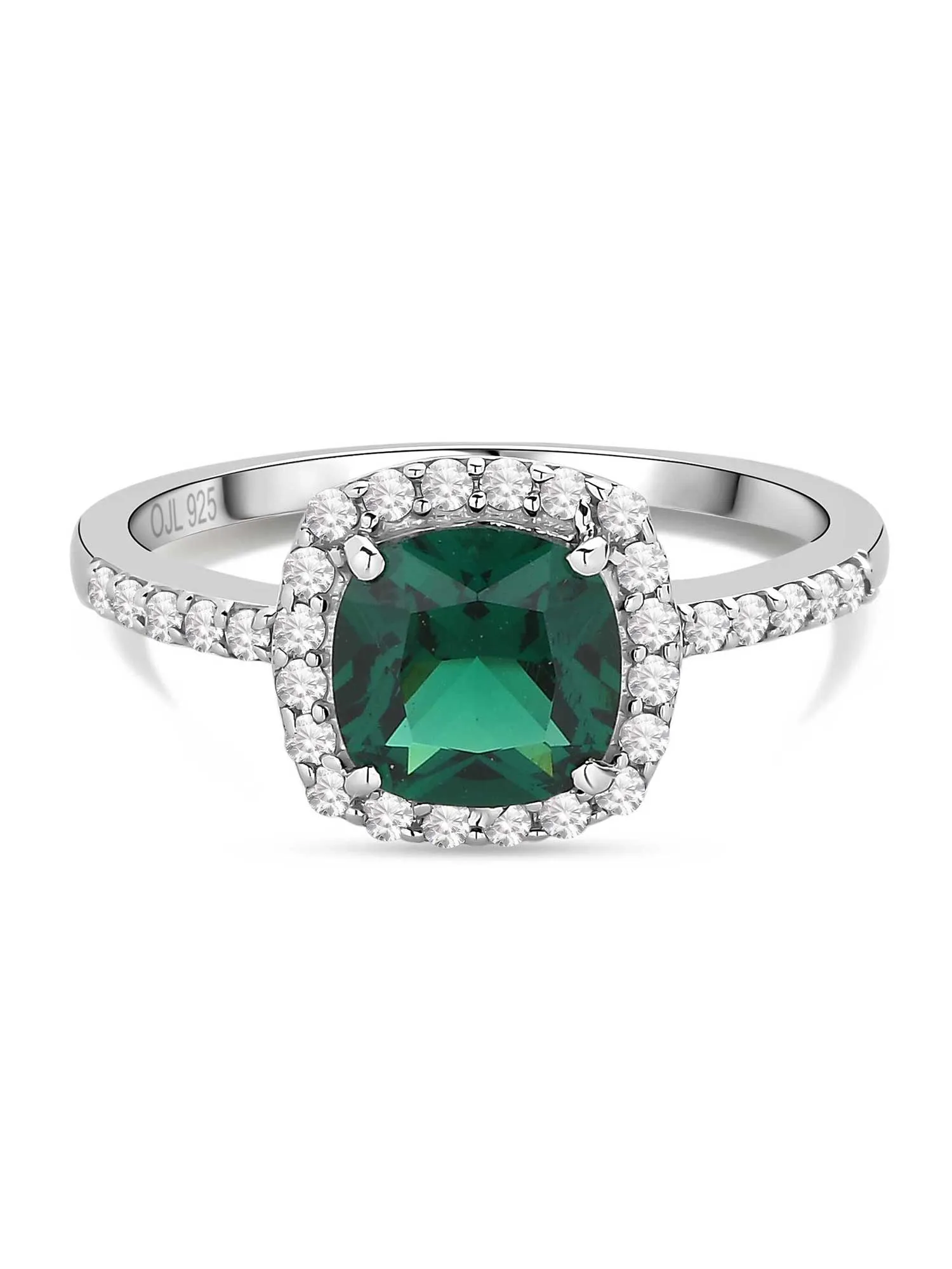 Princess Emerald American Diamond Cocktail Ring