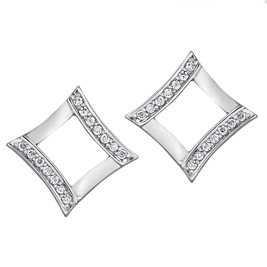 "SHARON" DIAMOND STUDS