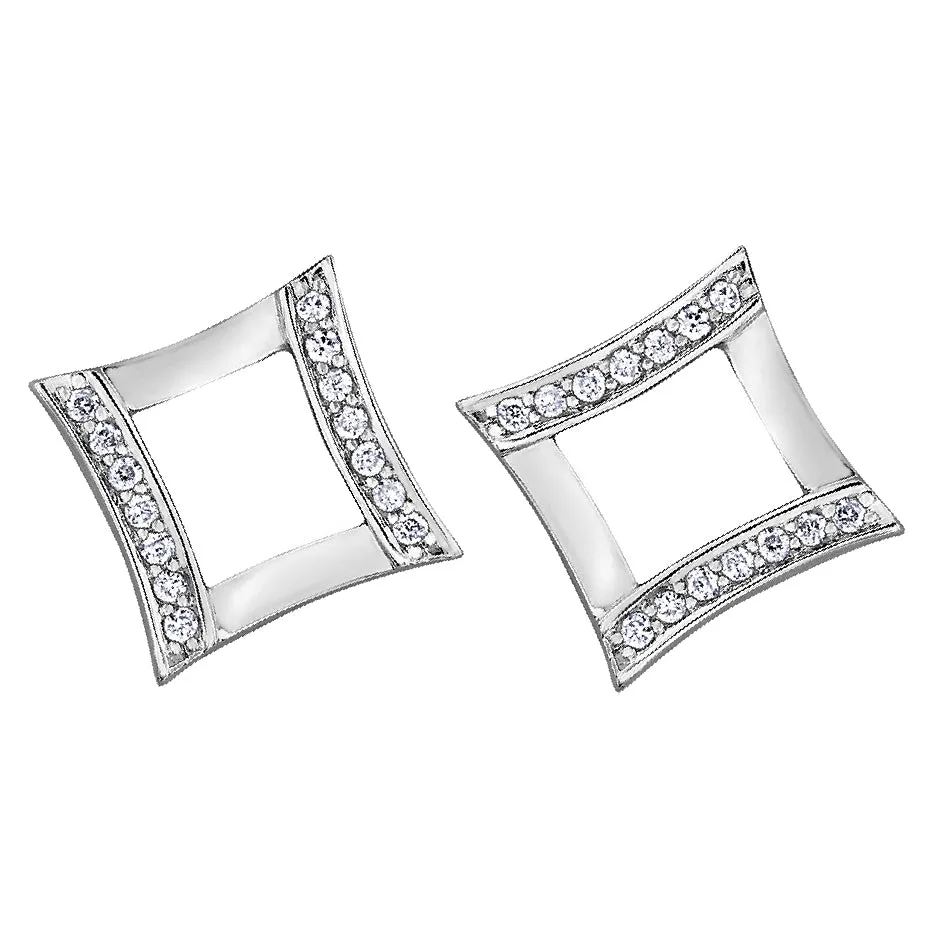 "SHARON" DIAMOND STUDS