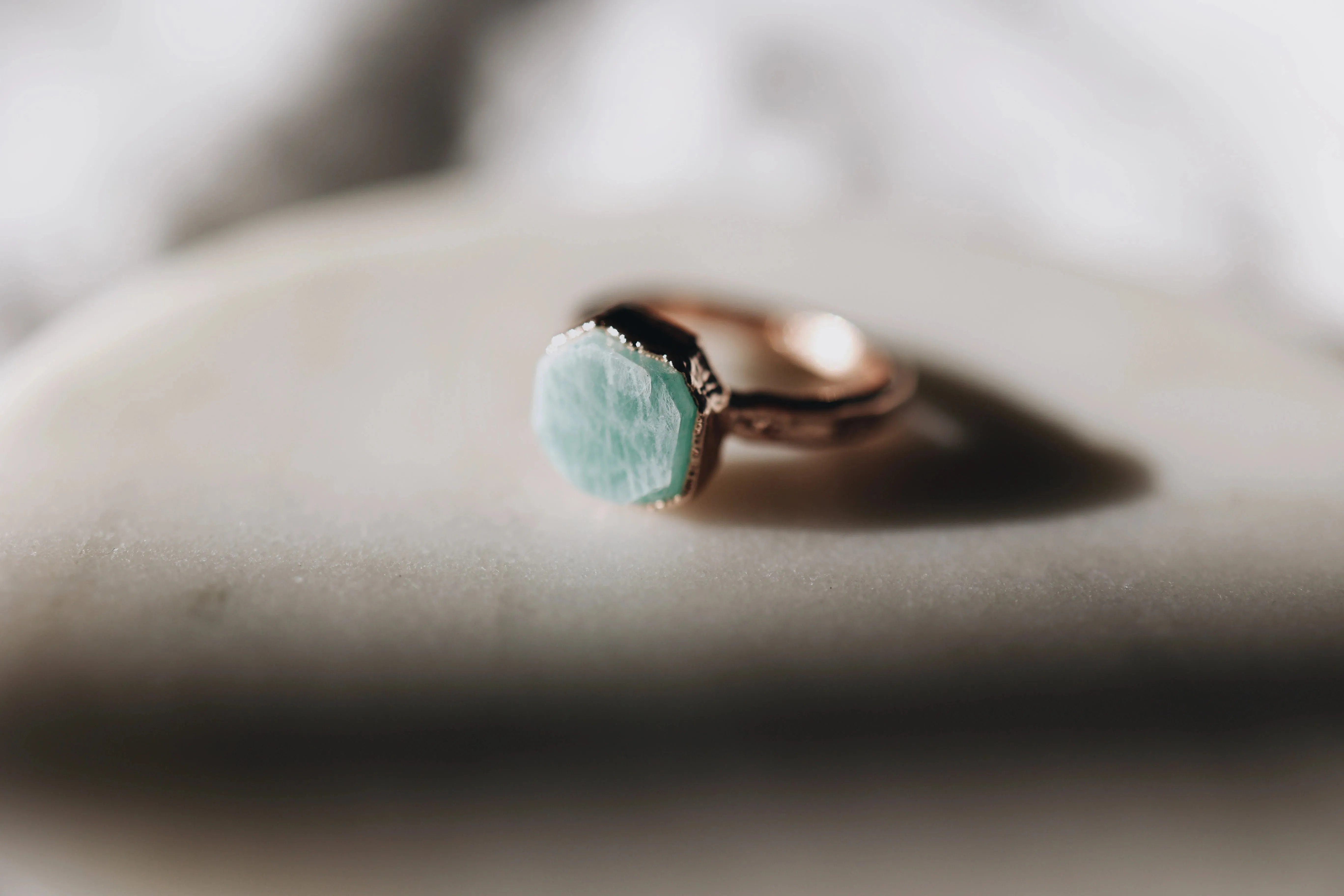 River · Amazonite Ring