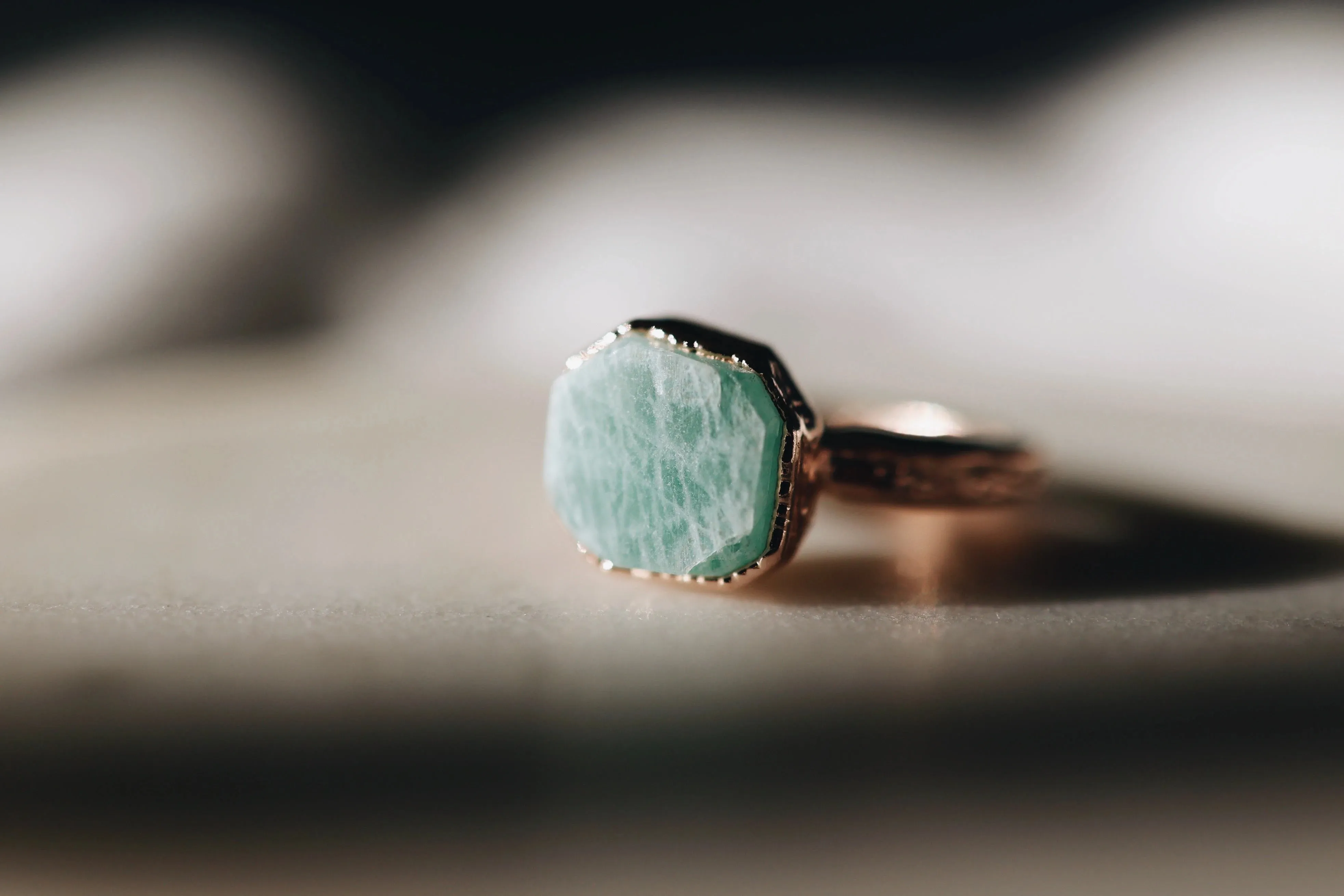 River · Amazonite Ring