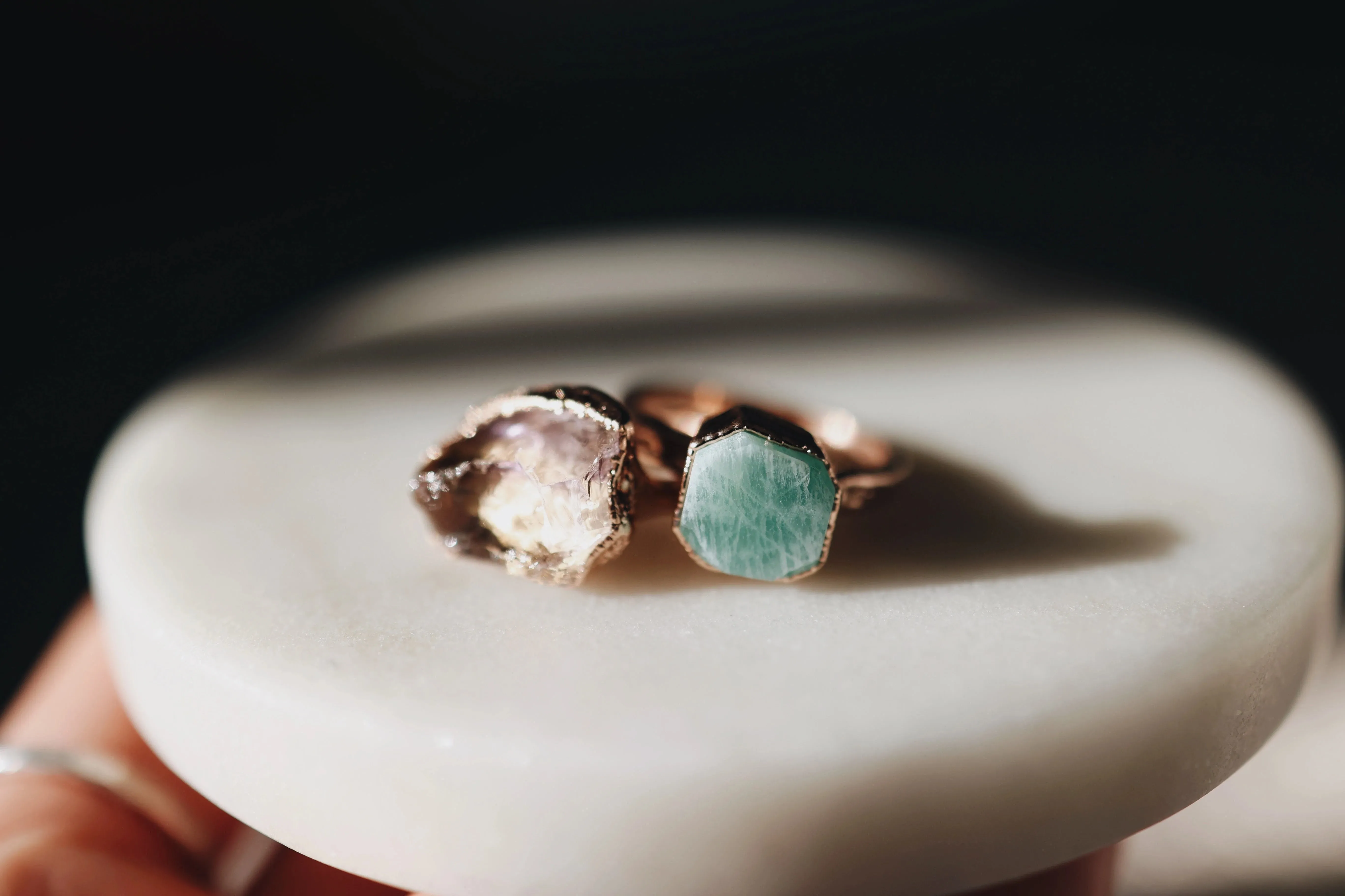 River · Amazonite Ring