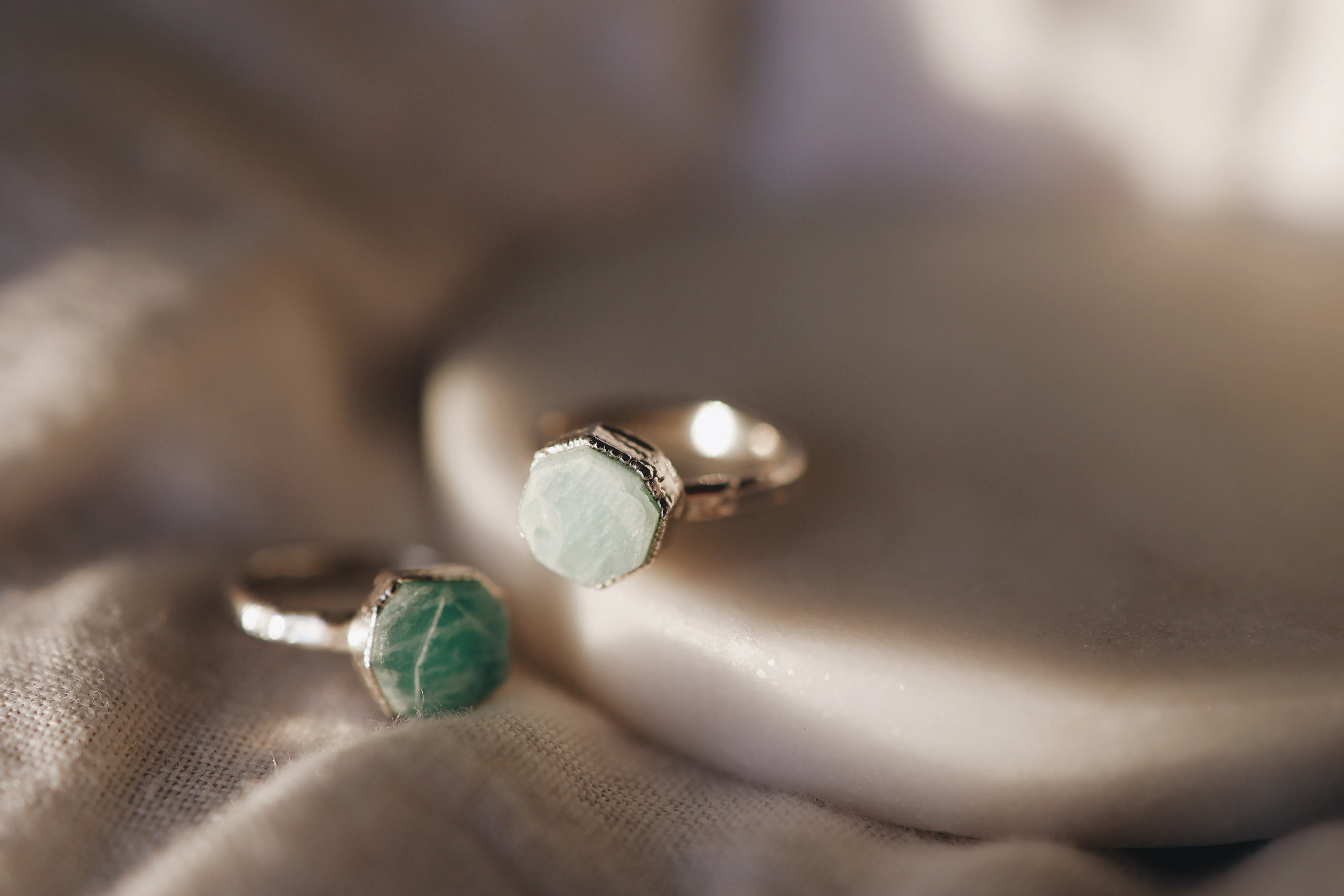 River · Amazonite Ring