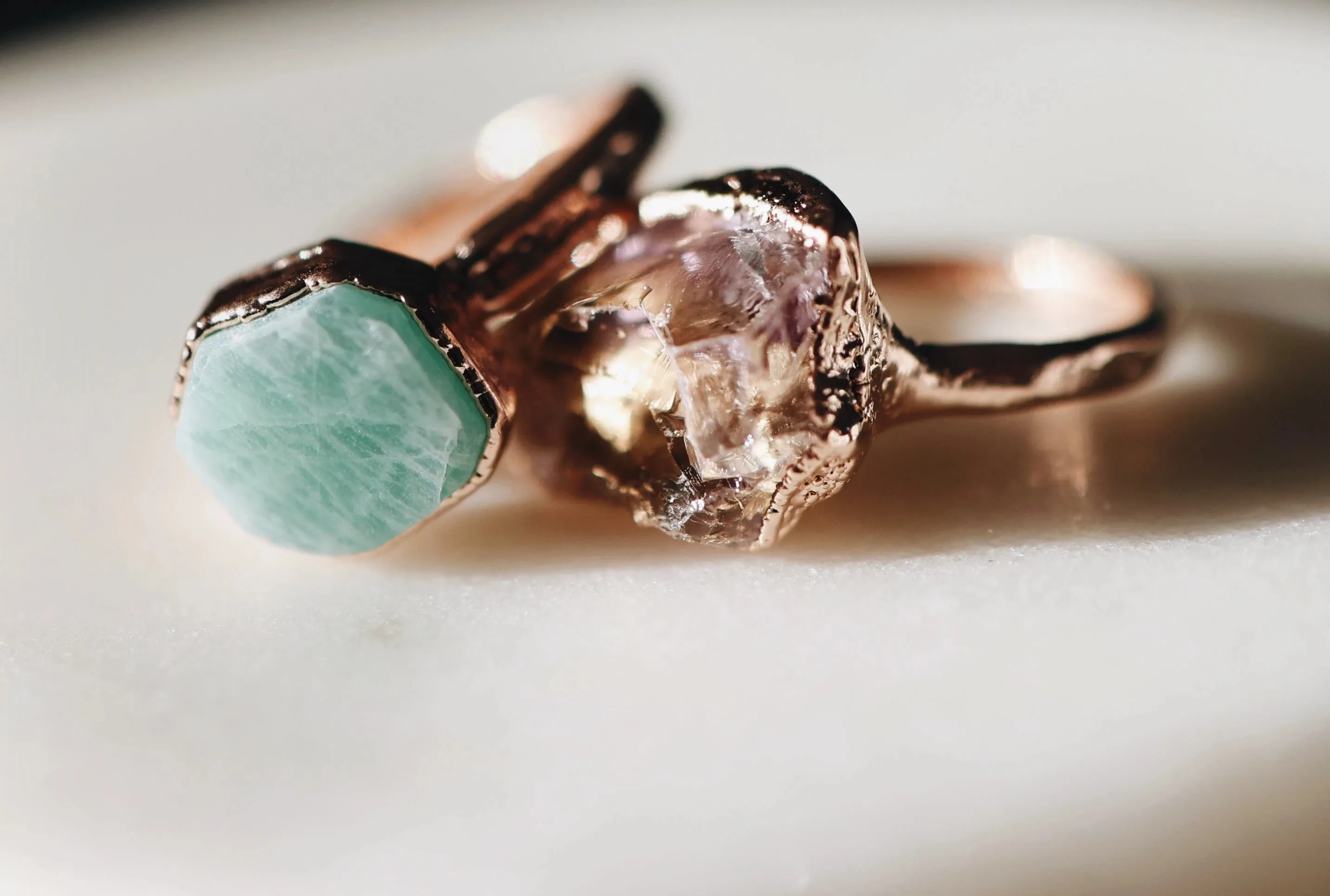 River · Amazonite Ring