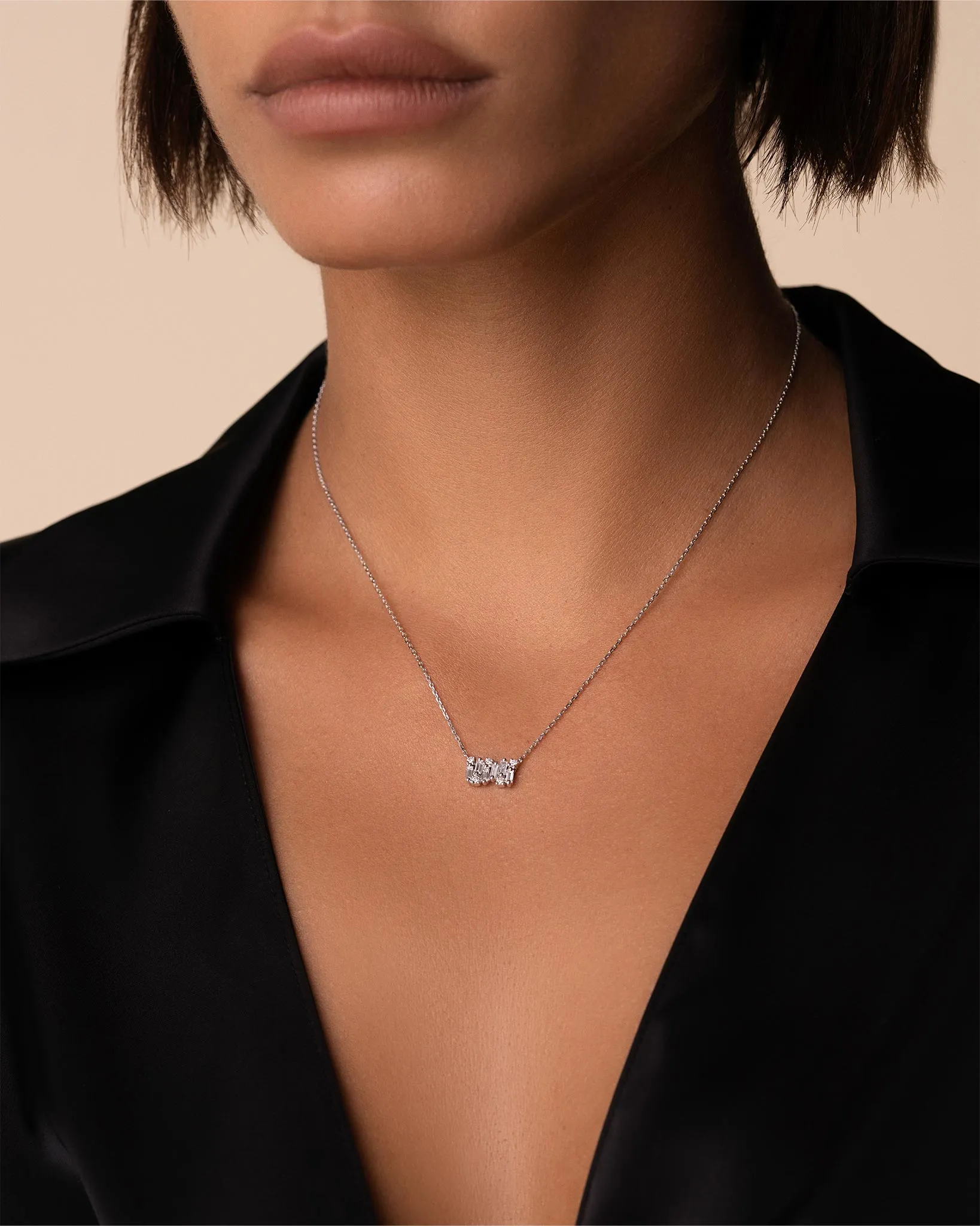 Shimmer Diamond Mini Bar Pendant