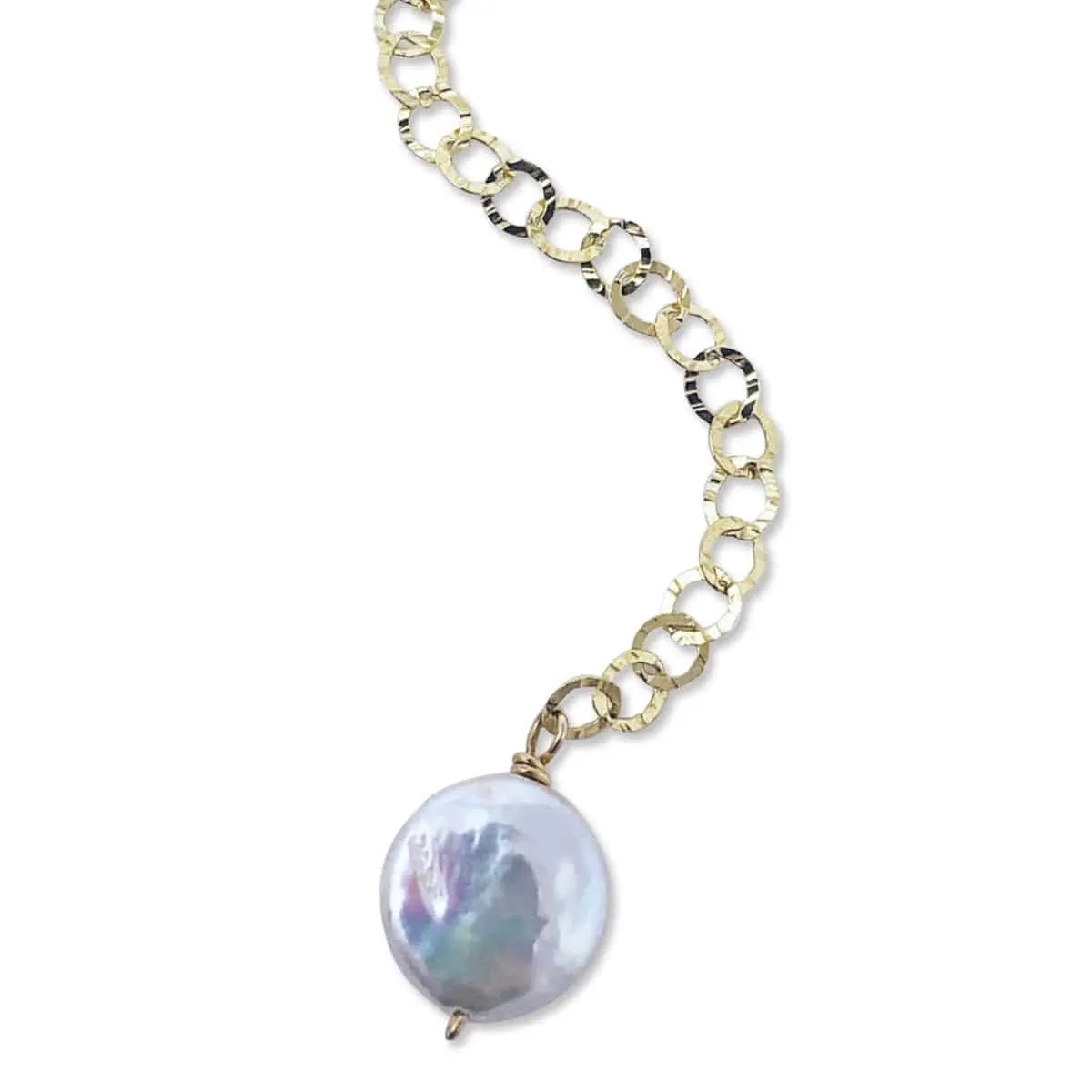 Silver Labradorite Nights Watch Necklace