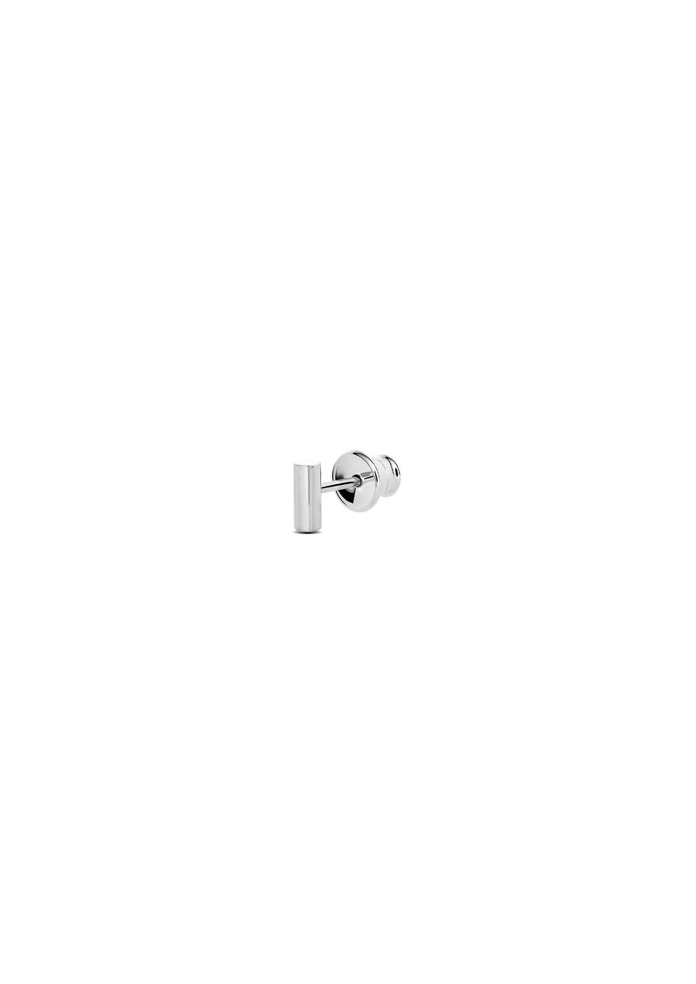 Square Stud Earrings Silver