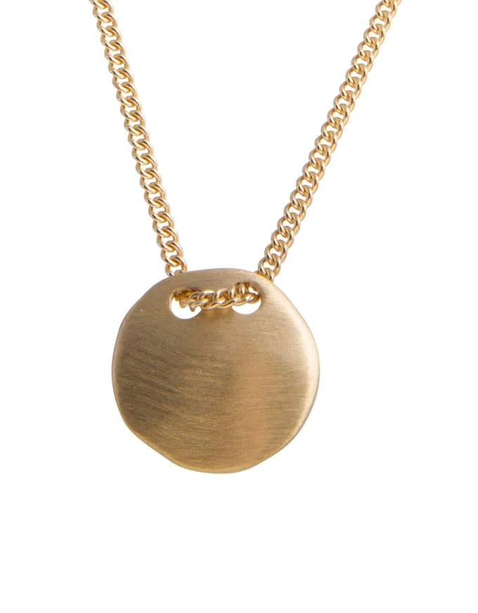 Tag Necklace Gold