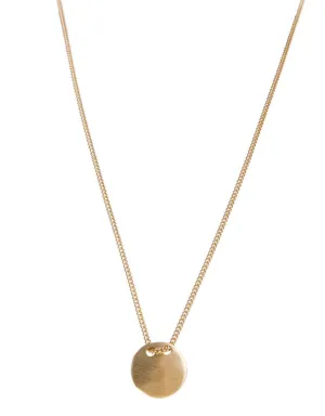 Tag Necklace Gold